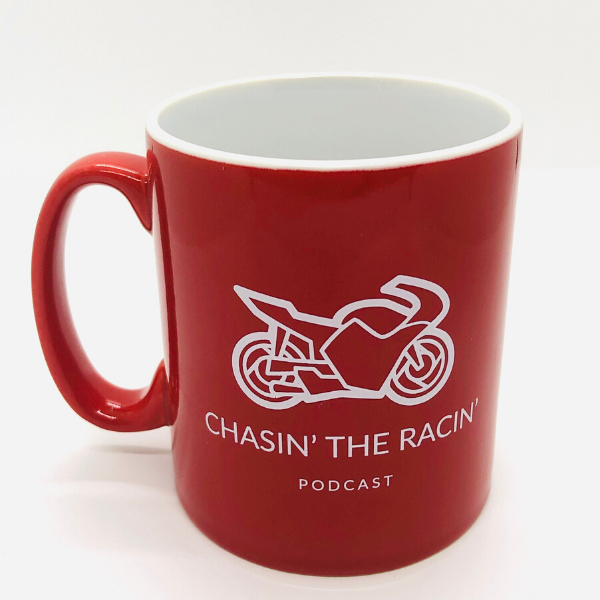 Chasin the Racin Podcast Mugs Merchandise